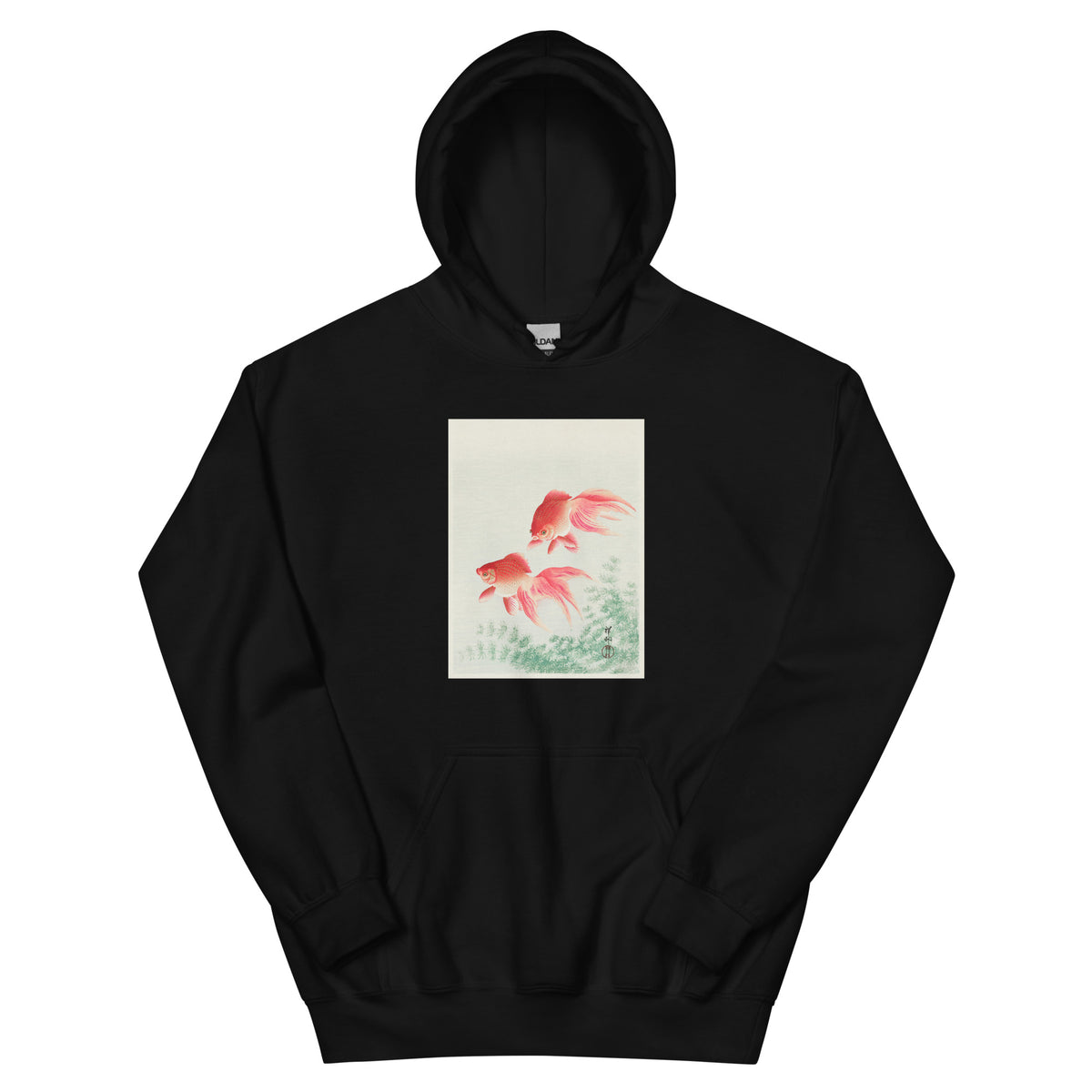 Black Hoodie Two Veil Goldfish - Ohara Koson 1926 Essential
