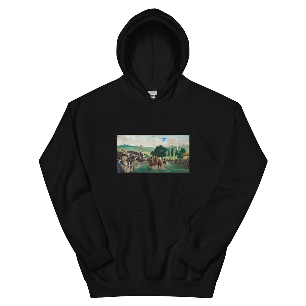 Black Hoodie The Races At Longchamp Painting In High Resolution Essential