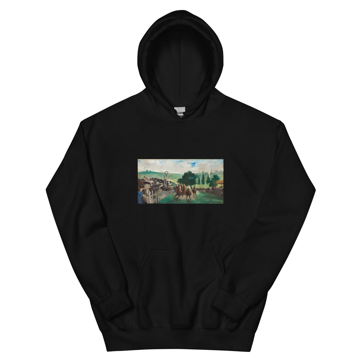 Black Hoodie The Races At Longchamp Painting In High Resolution Essential