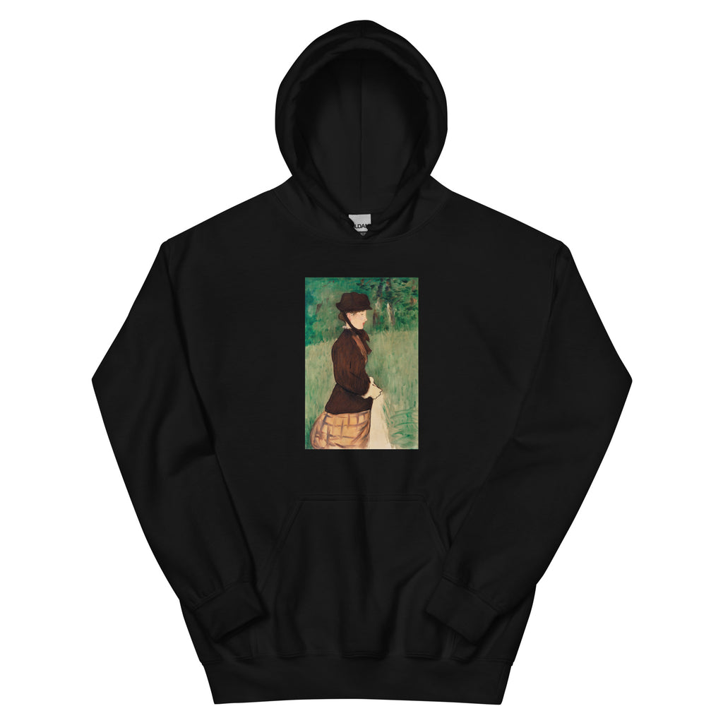 Black Hoodie Young Woman In A Garden Jeune Femme Dans Un Jardin Painting In High Resolution Essential