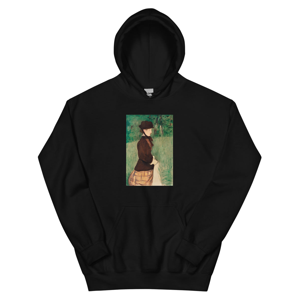 Black Hoodie Young Woman In A Garden Jeune Femme Dans Un Jardin Painting In High Resolution Essential