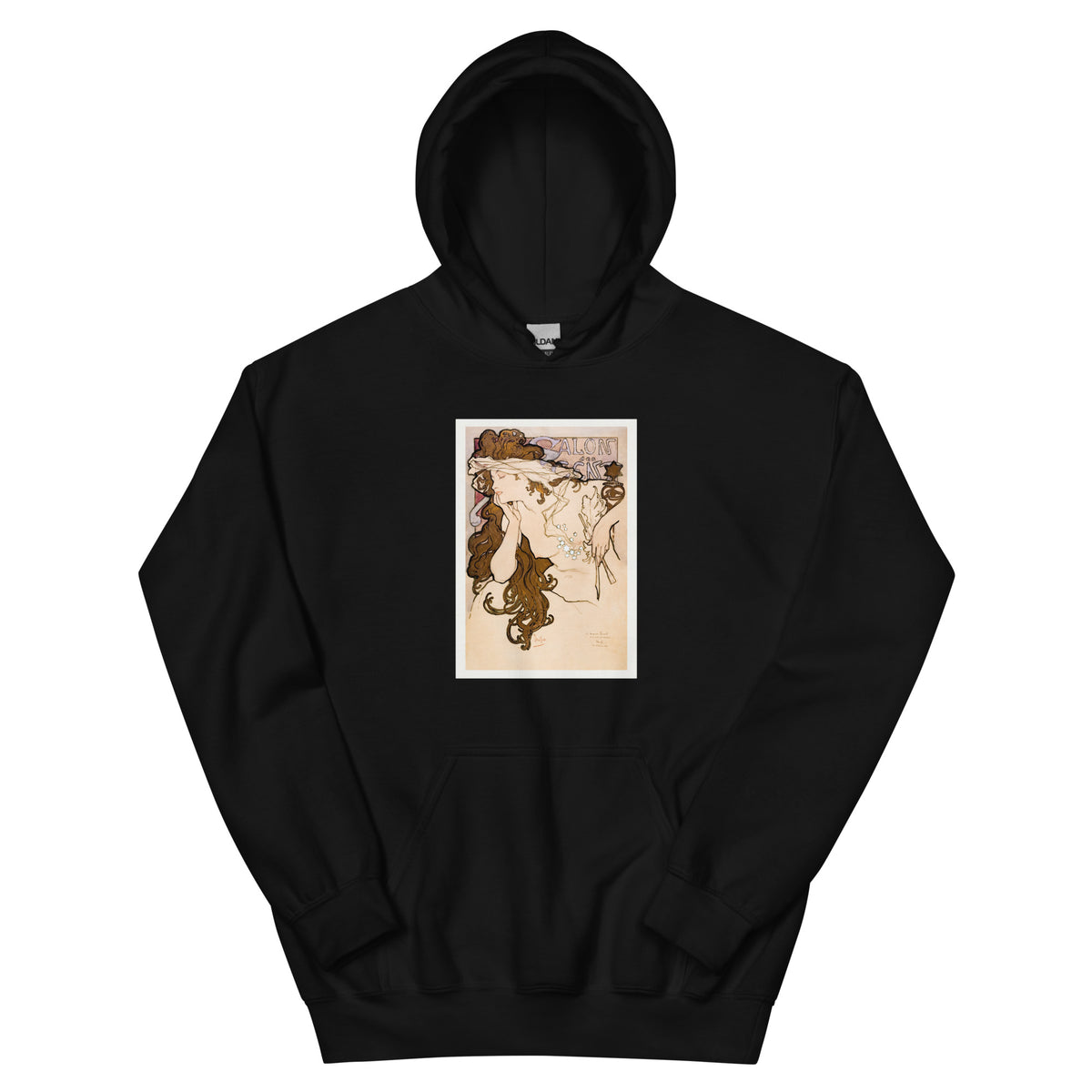 Black Hoodie Salon Des Cent Poster Essential