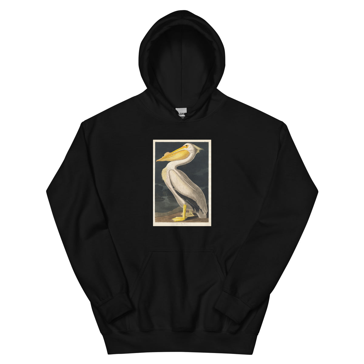 Black Hoodie American White Pelican Essential