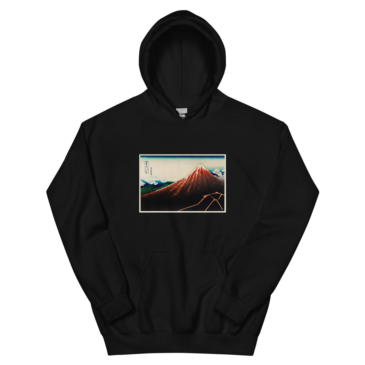 Black Hoodie Sanka Hakuu - Katsushika Hokusai 1760 Essential