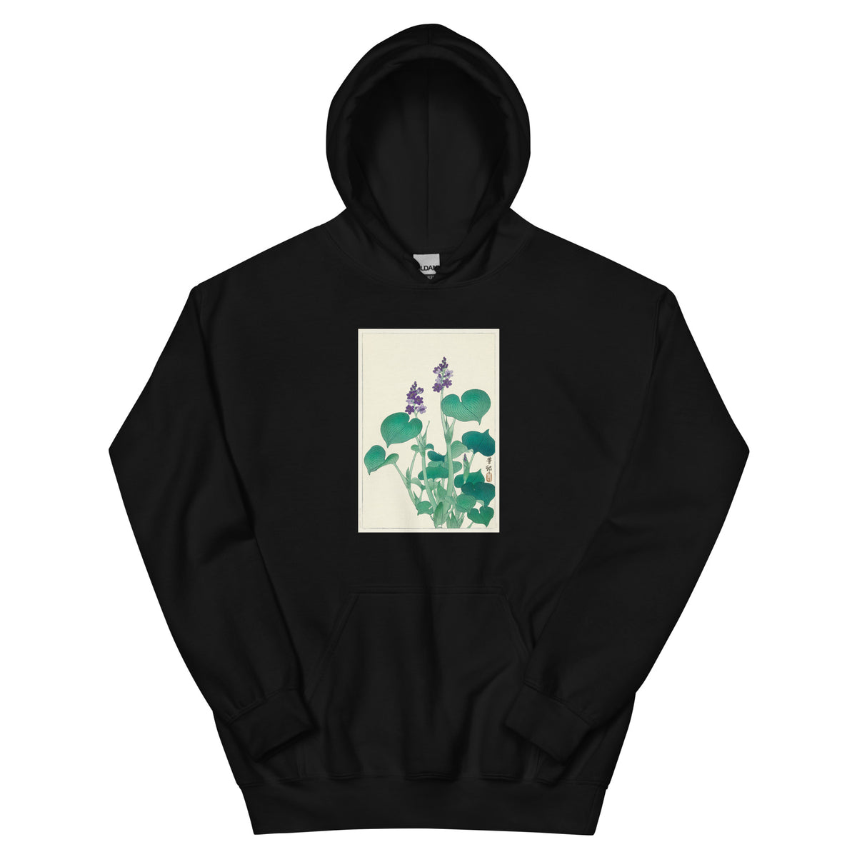 Black Hoodie Blooming Hosta - Ohara Koson 1920 Essential