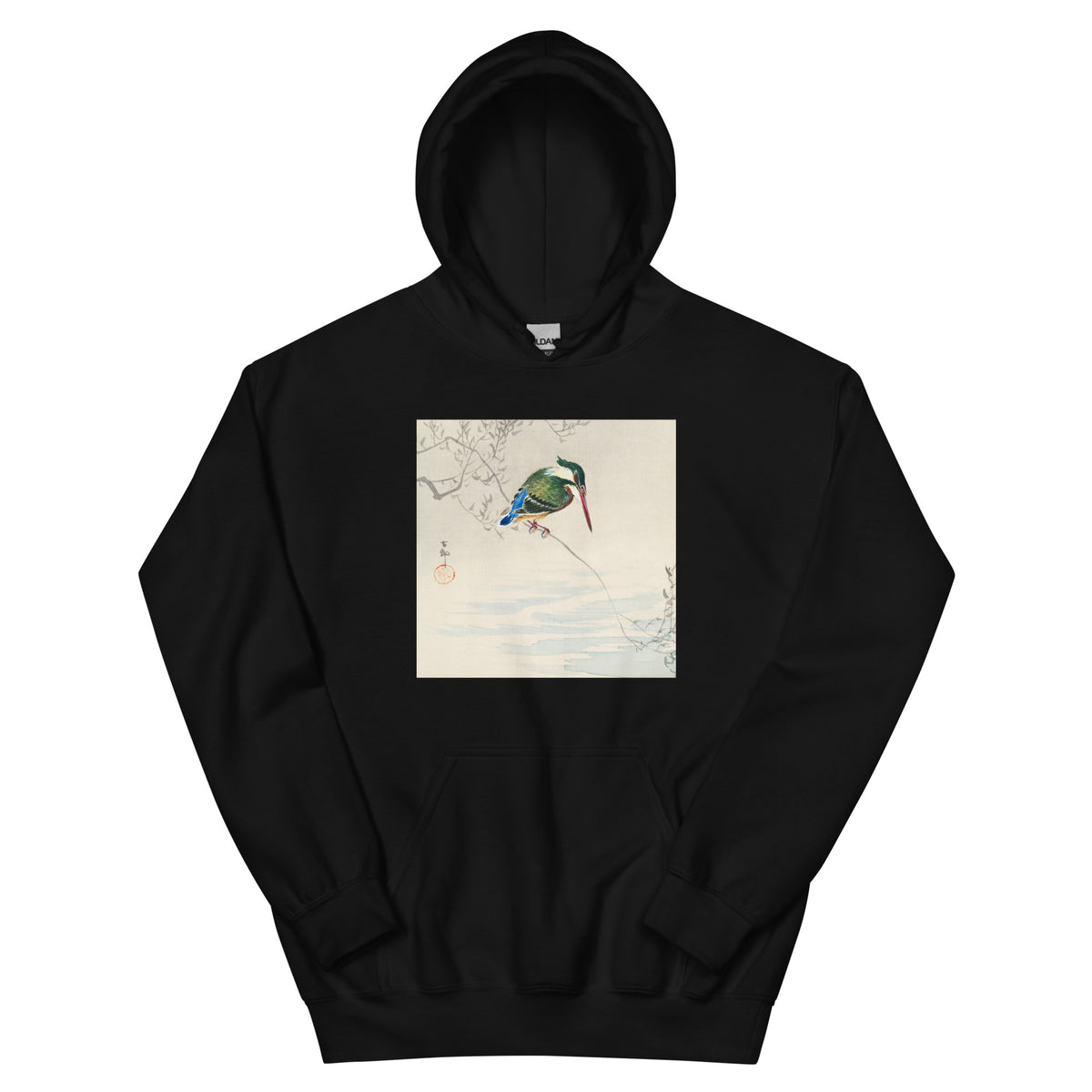 Black Hoodie A Kingfisher - Ohara Koson 1920 Essential
