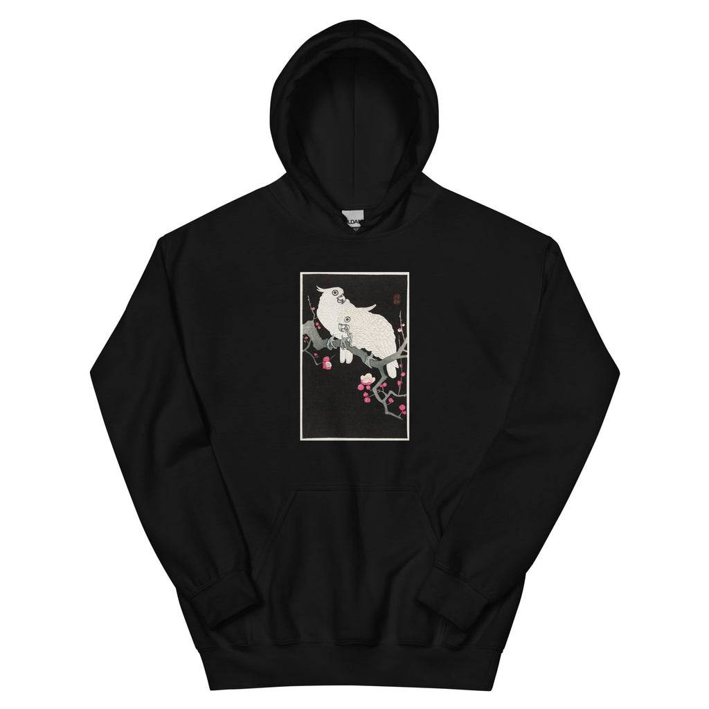 Black Hoodie Two Cockatoo And Plum Blossom - Ohara Koson 1925 Essential