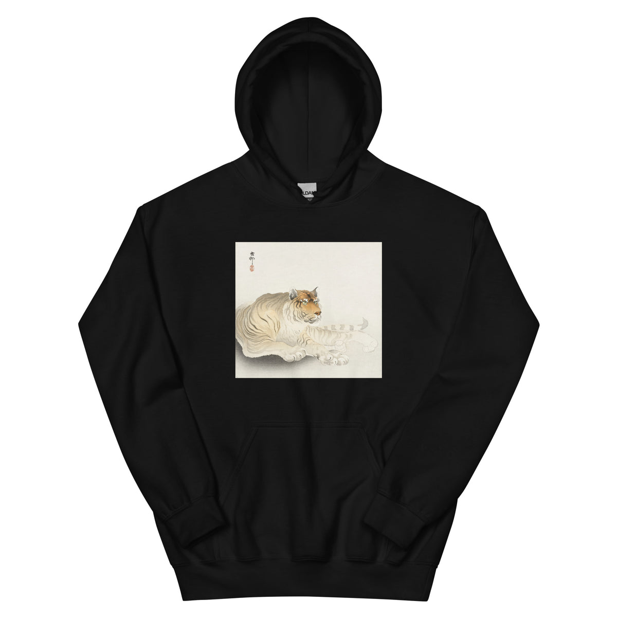 Black Hoodie Tiger - Ohara Koson 1900 Essential