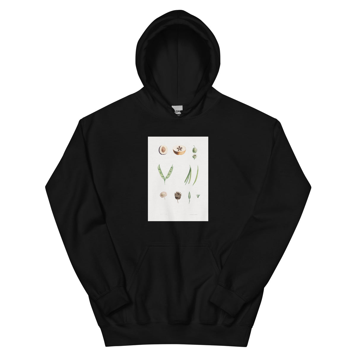 Black Hoodie Plants Part - Pierre-Joseph Redoute 1759 Essential