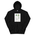 Black Hoodie Tree Leaf Set - Pierre-Joseph Redoute 1759 Essential