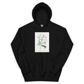 Black Hoodie Rosa Campanulata Alba Also Known As Pink Bellflowers To White Flowers Essential