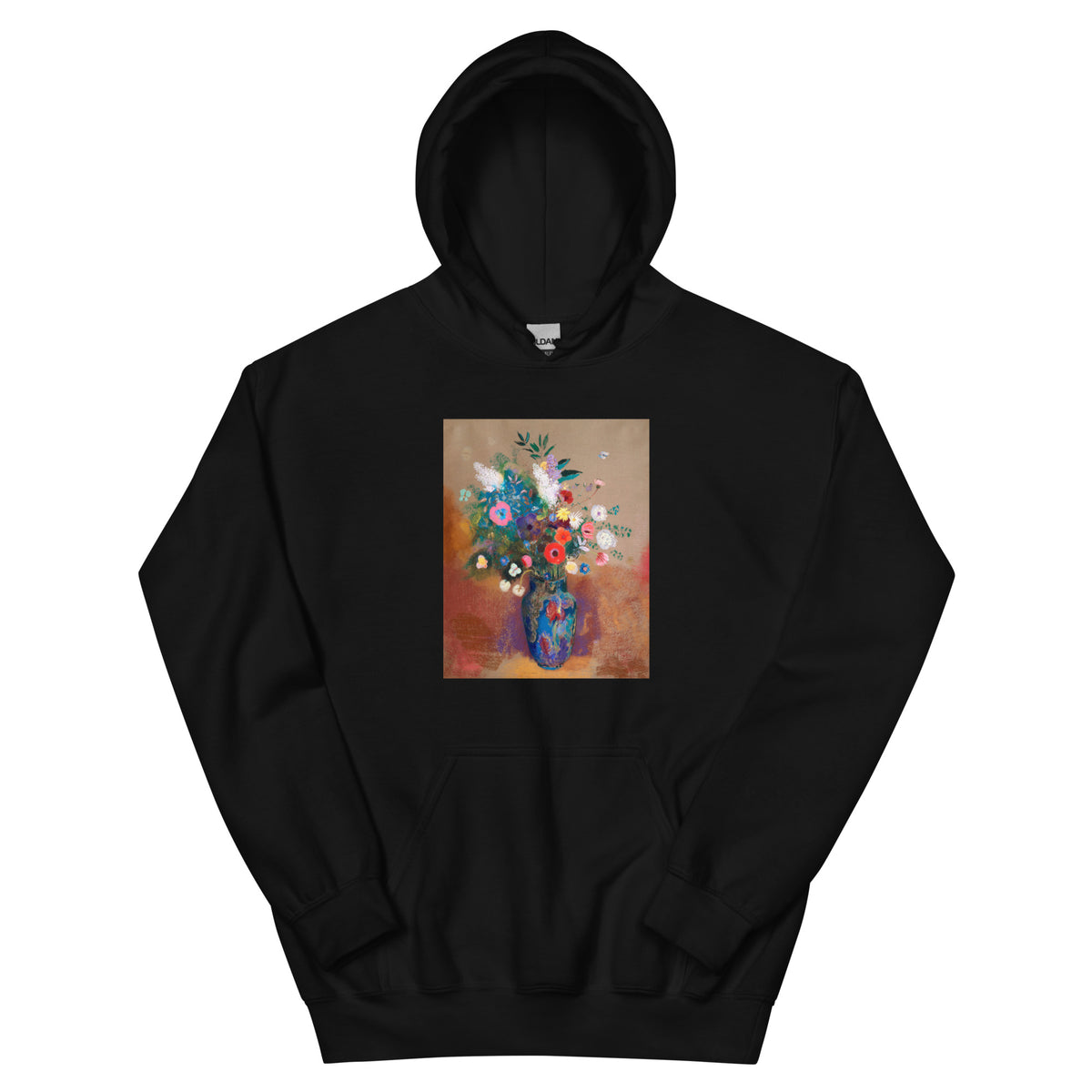 Black Hoodie Bouquet Of Flowers 1900 1905 Essential