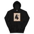 Black Hoodie Raven Head Print In High Resolution Essential