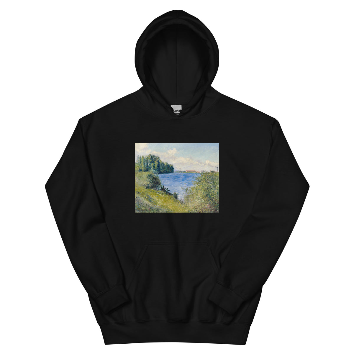 Black Hoodie The Seine At Argenteuil Painting In High Resolution Essential
