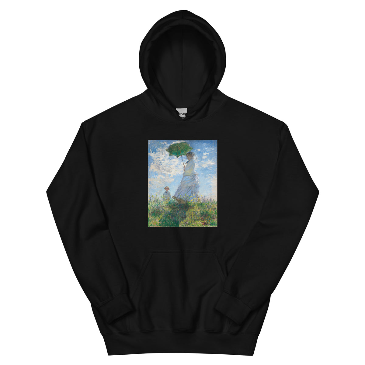 Black Hoodie Claude Monet S Madame Monet And Her Son Woman With A Parasol Famous Painting Essential