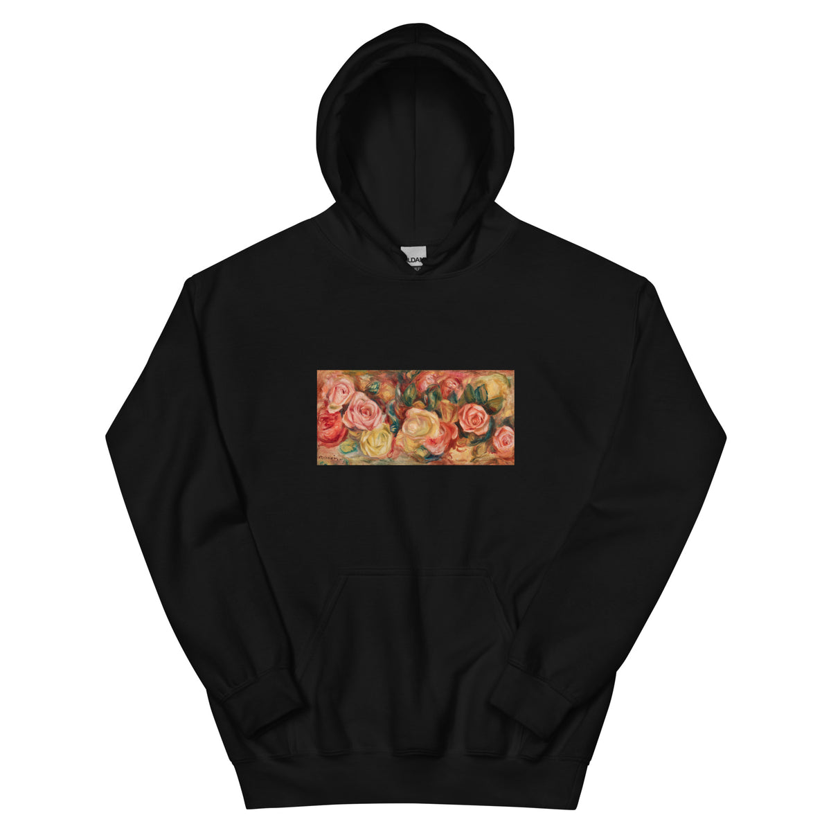 Black Hoodie Roses Renoir Essential