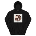 Black Hoodie Stained Glass Fouquet Mucha III Essential