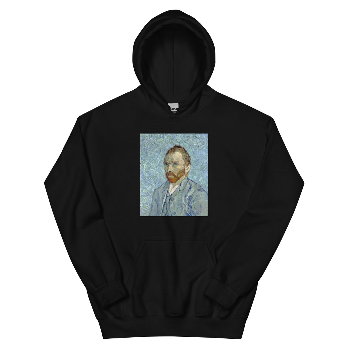 Black Hoodie Vincent Van Gogh S Self-Portrait Famous Painting Essential