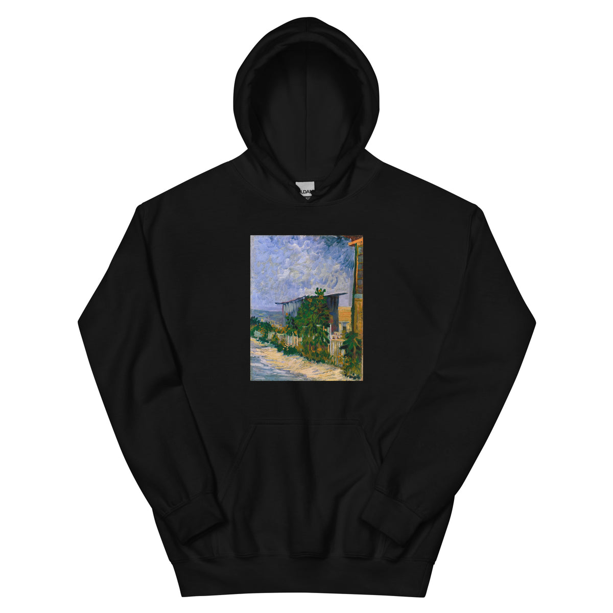 Black Hoodie Vincent Van Gogh S Shelter On Montmartre Famous Painting Essential