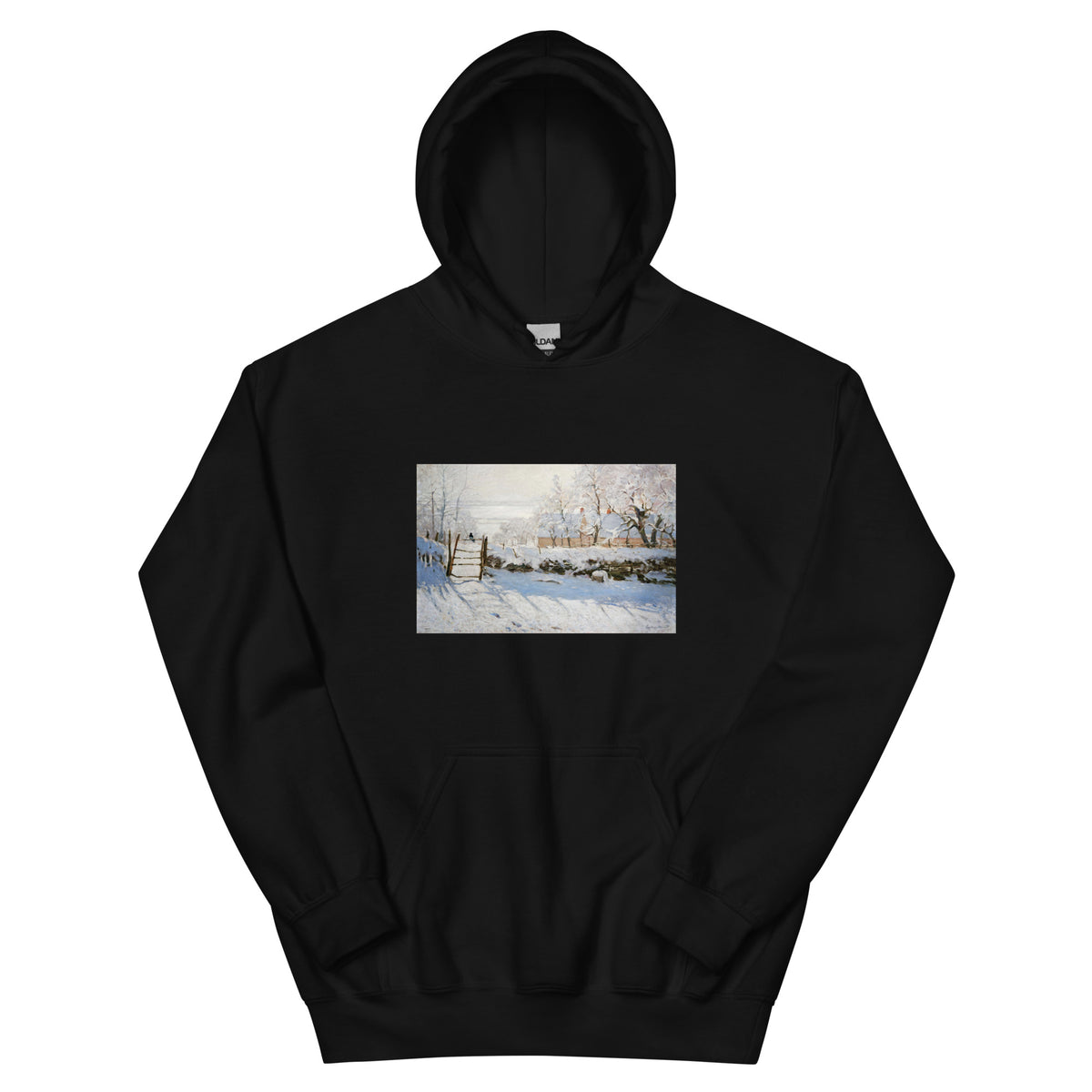 Black Hoodie Claude Monet S The Magpie Famous Painting Essential