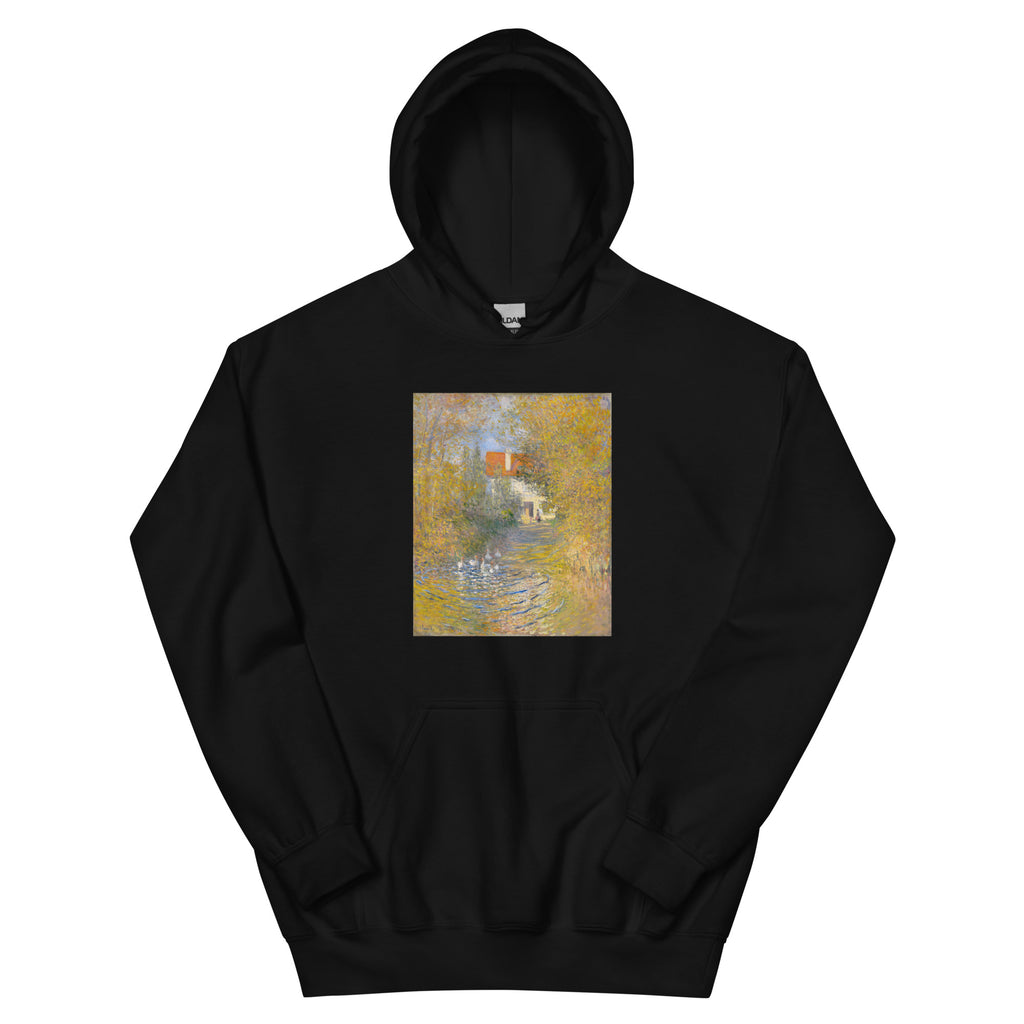 Black Hoodie Claude Monet S The Geese Famous Painting Essential