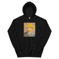 Black Hoodie Self-Portrait With A Straw Hat Essential