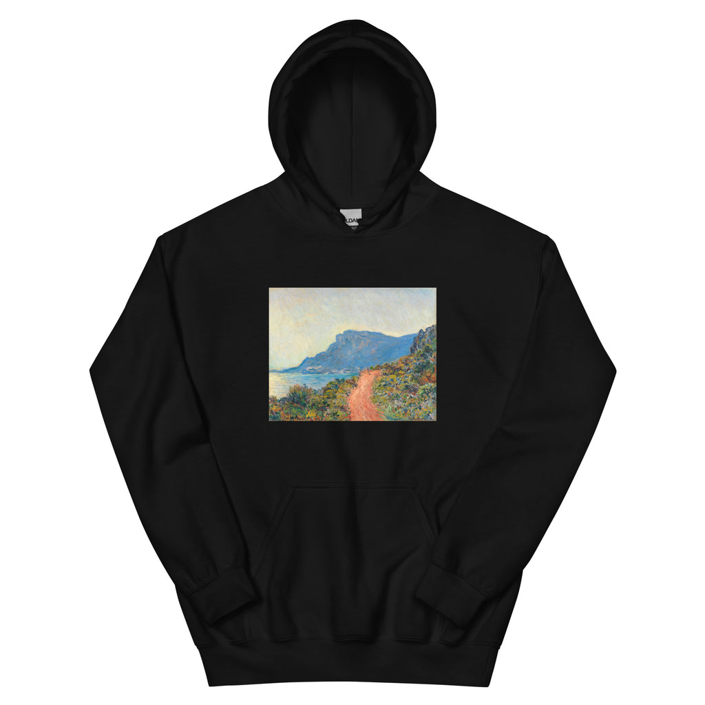 Black Hoodie La Corniche Near Monaco Essential