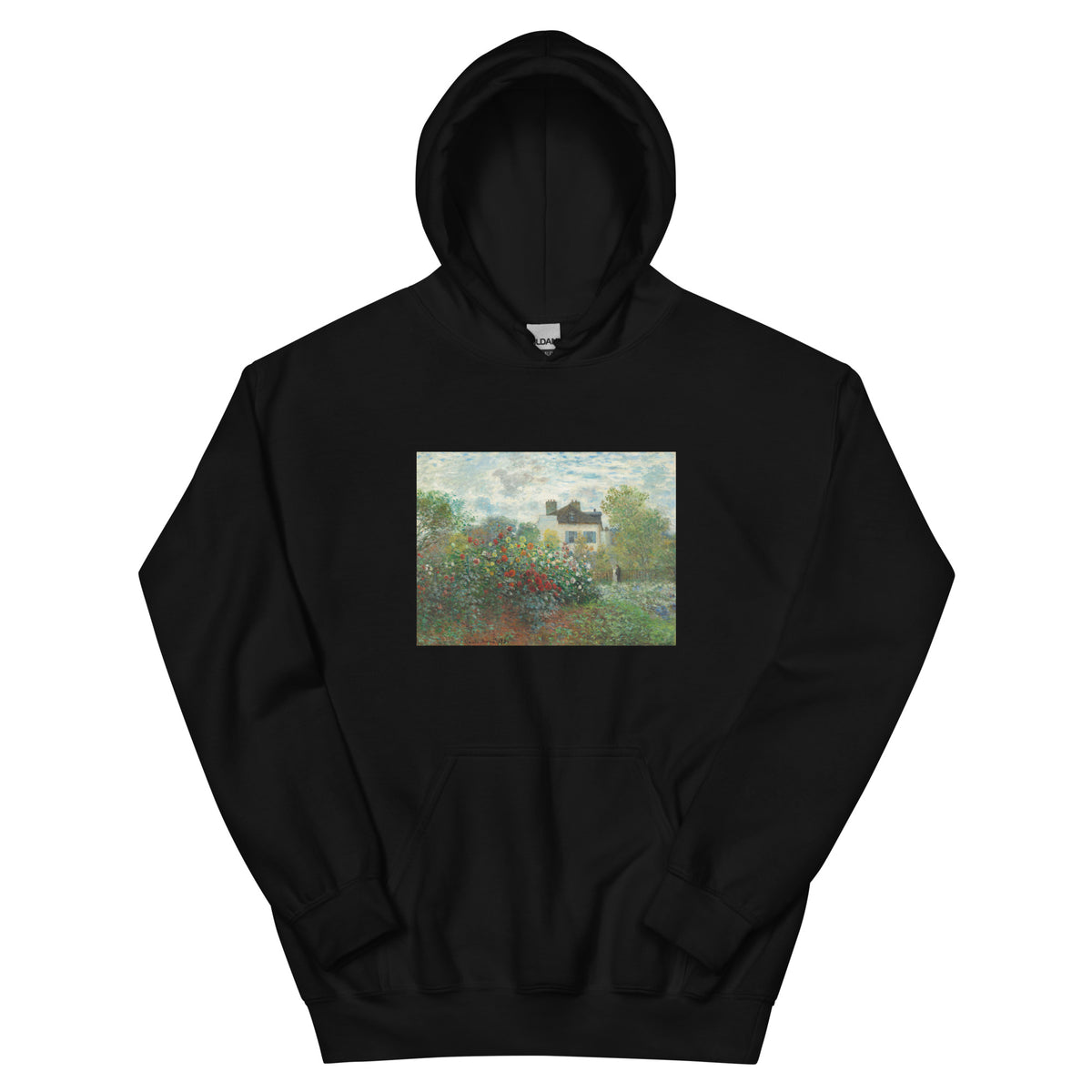 Black Hoodie The Artist S Garden In Argenteuil A Corner Of The Garden With Dahlias Essential