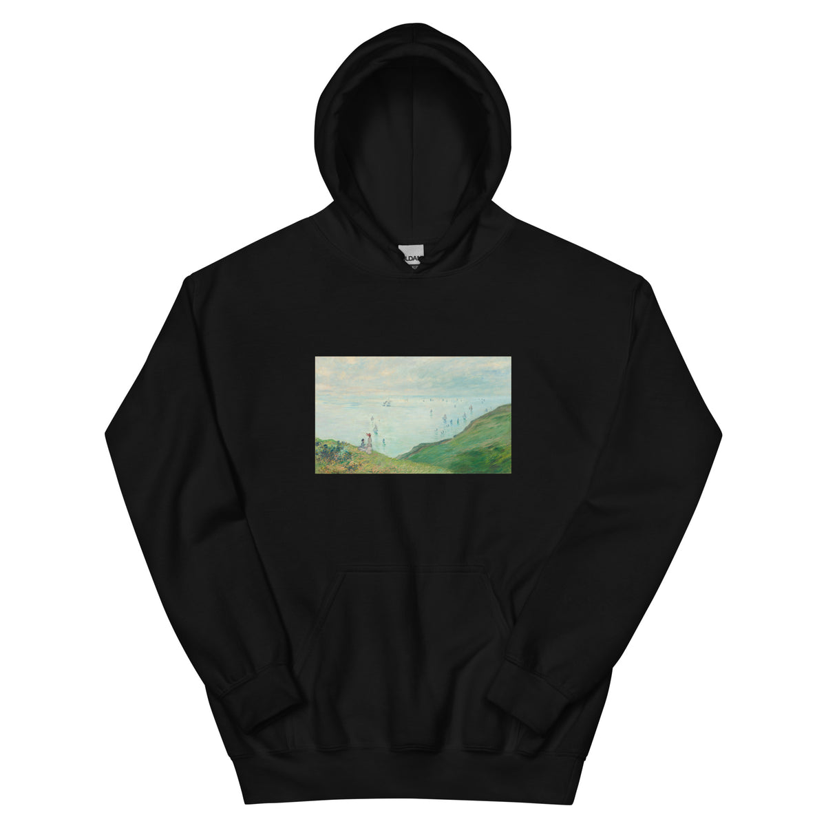 Black Hoodie Cliffs At Pourville Essential