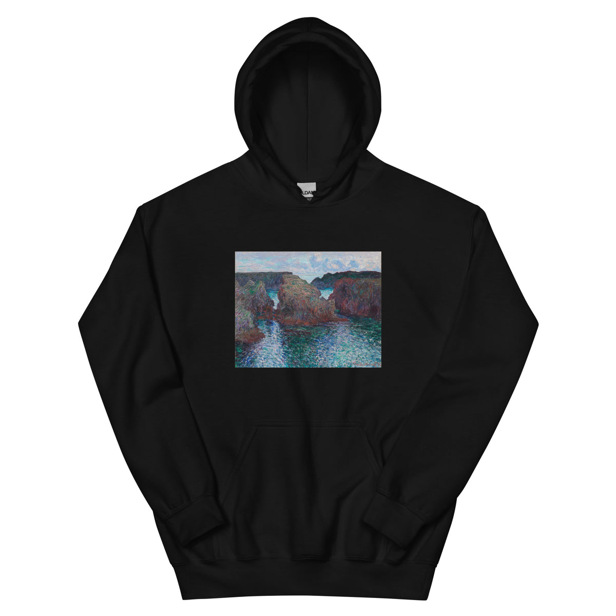 Black Hoodie Rocks At Port-Goulphar Belle- Icirc Le Essential