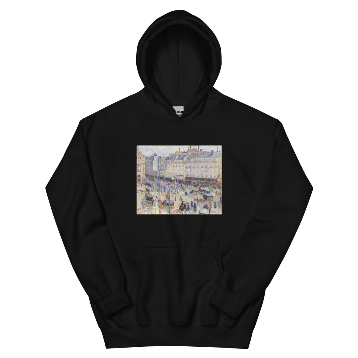 Black Hoodie The Place Du Havre Paris Essential
