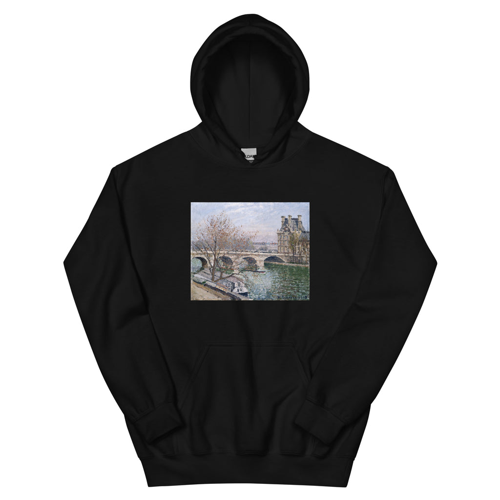 Black Hoodie The Pont Royal And The Pavillon De Flore Essential