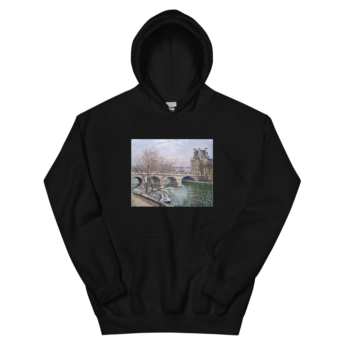 Black Hoodie The Pont Royal And The Pavillon De Flore Essential