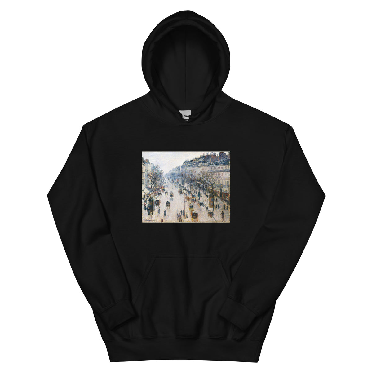 Black Hoodie The Boulevard Montmartre On A Winter Morning Essential