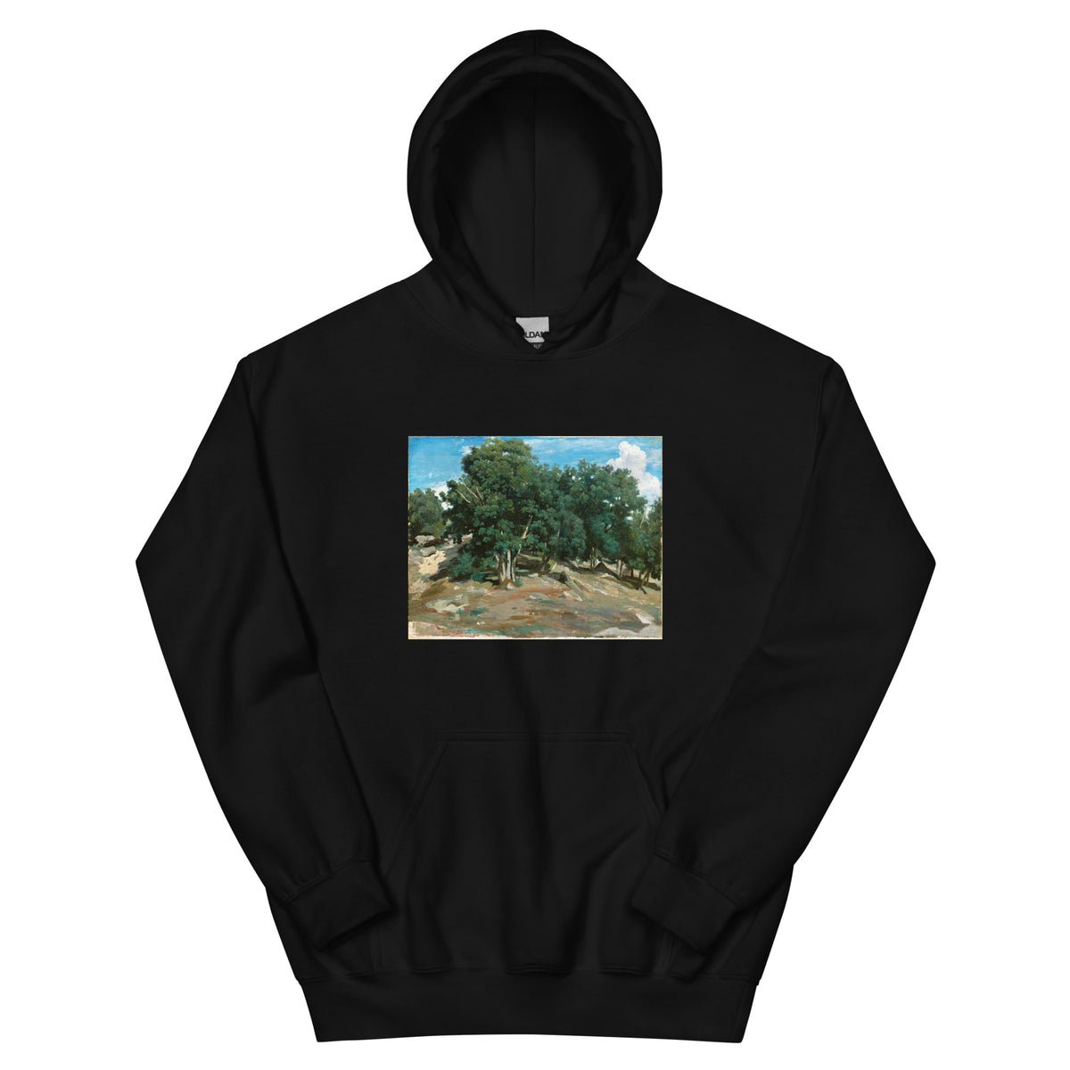 Black Hoodie Fontainebleau Oak Trees At Bas-Breau 1832 Or 1833 Essential