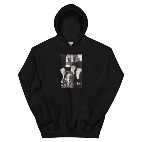 Black Hoodie Gustav Klimt Jurisprudence Famous Painting Essential