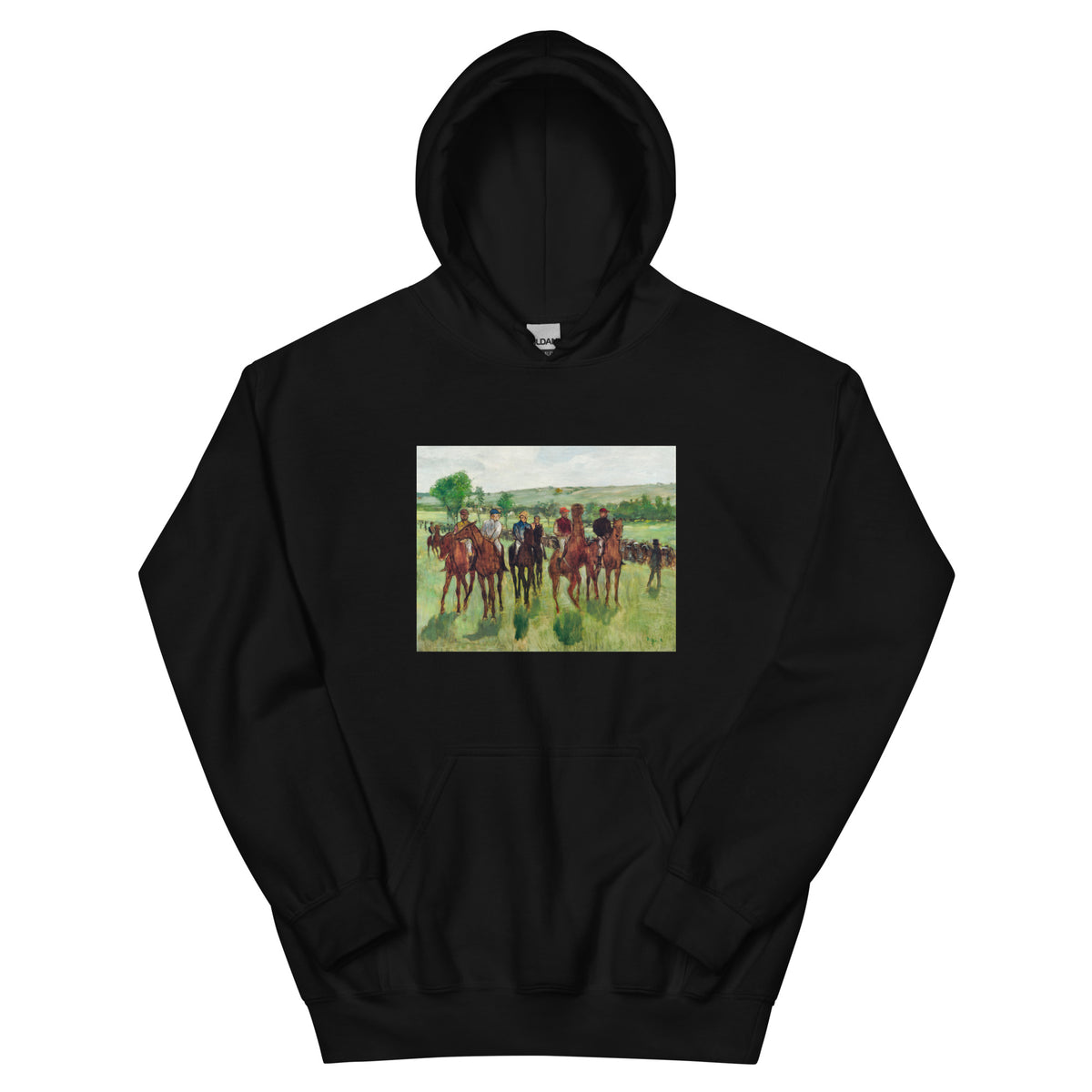 Black Hoodie The Riders Essential