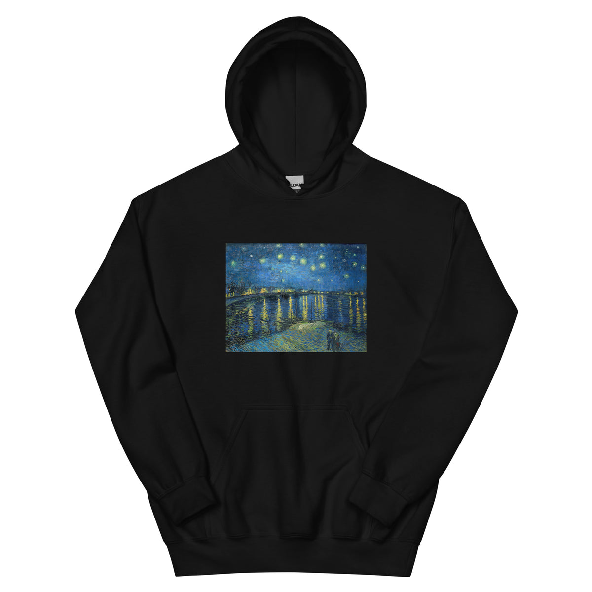 Black Hoodie Starry Night Over The Rhone Vincent Van Gogh 1888 Essential
