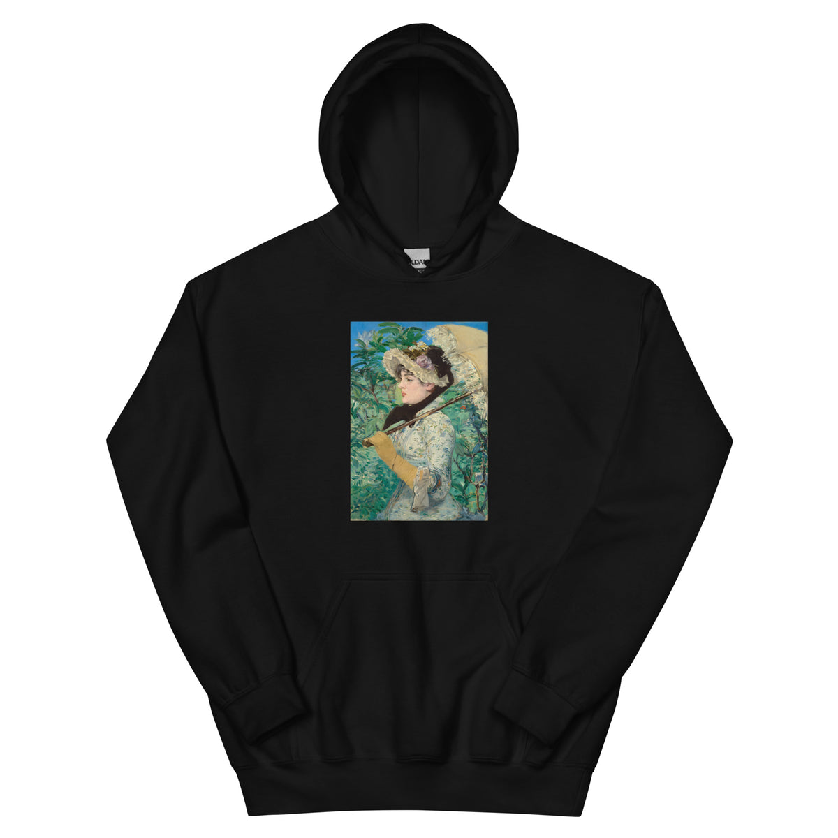 Black Hoodie Jeanne Spring Essential