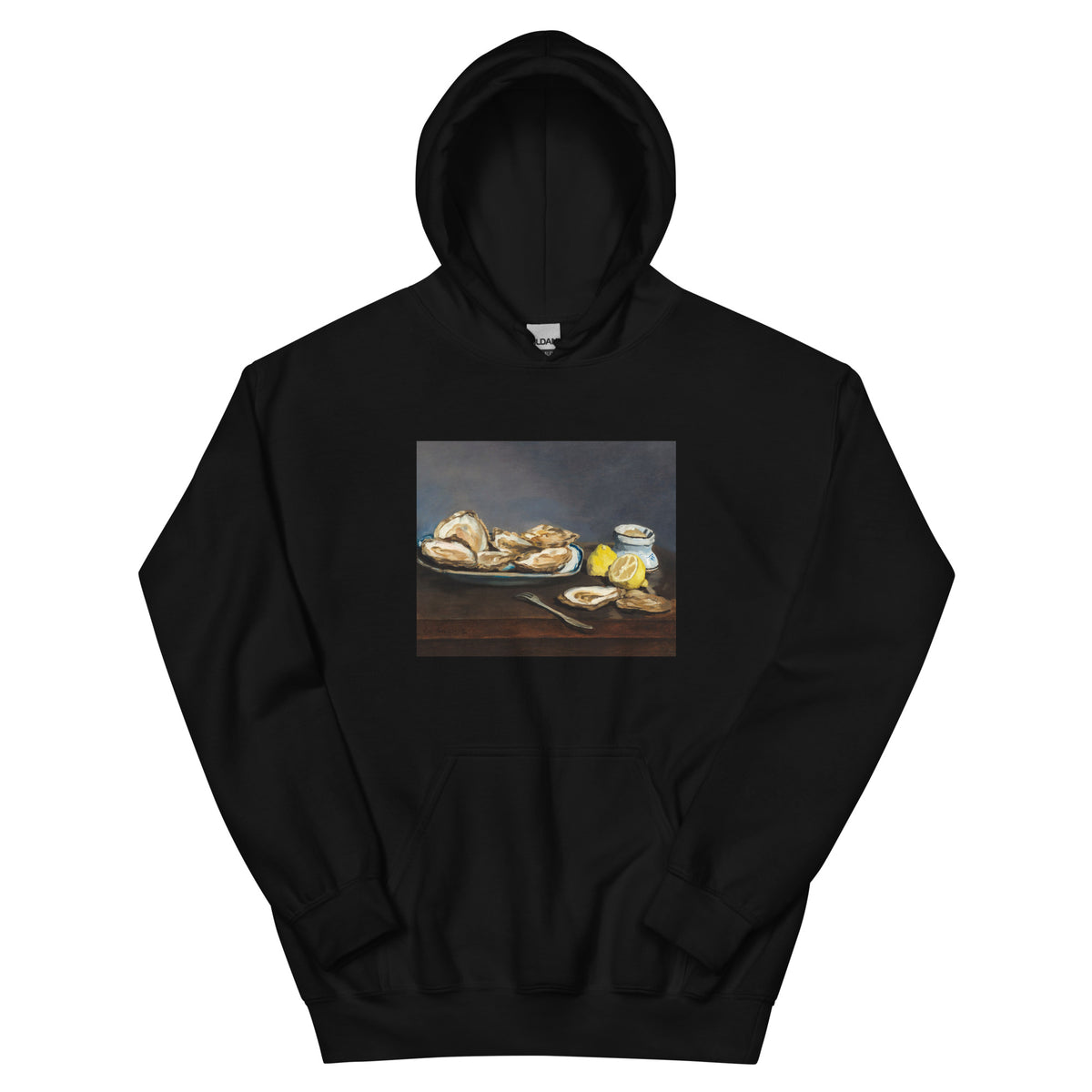 Black Hoodie Oysters Essential