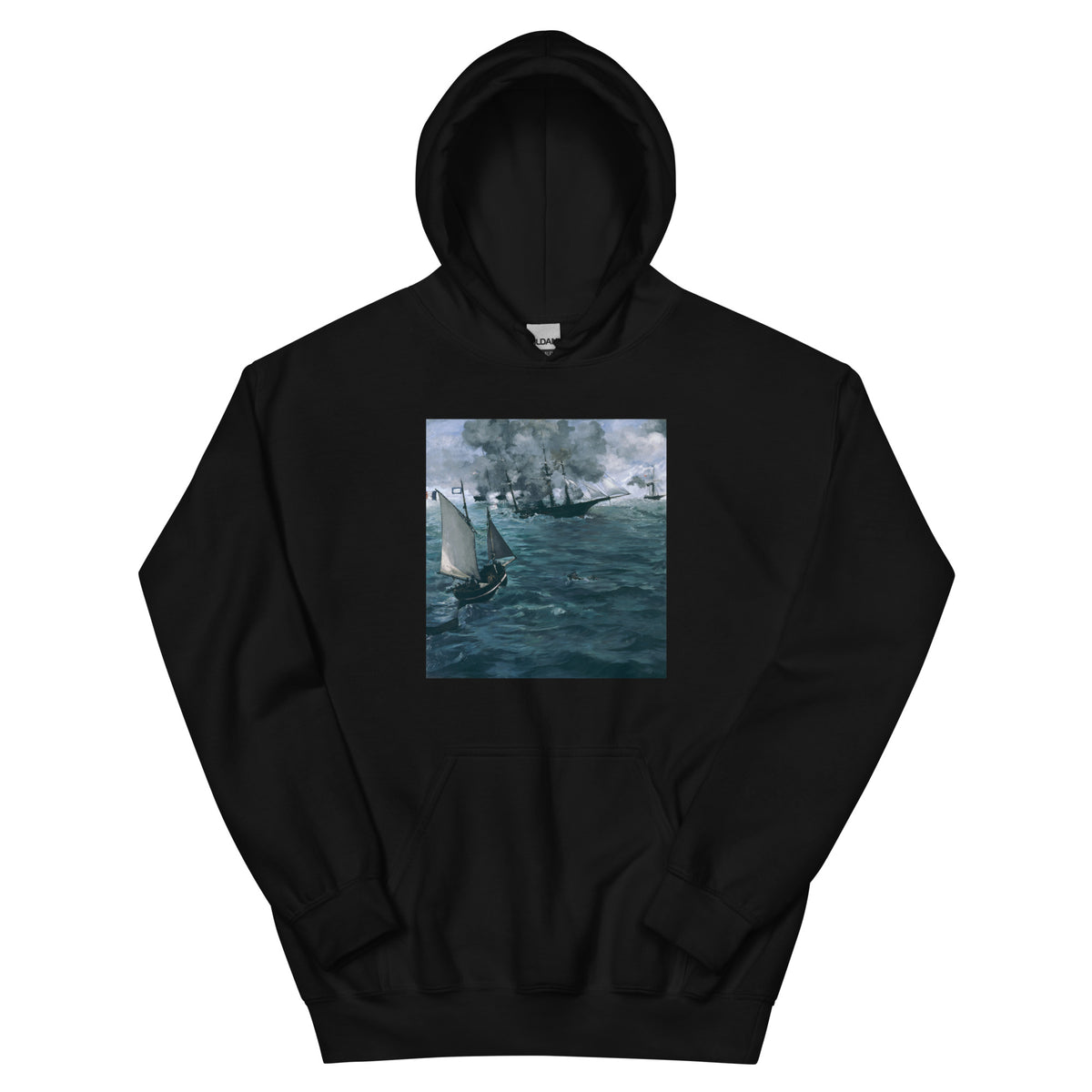 Black Hoodie The Battle Of The Kearsarge And The Alabama Edouard Manet 1864 Essential