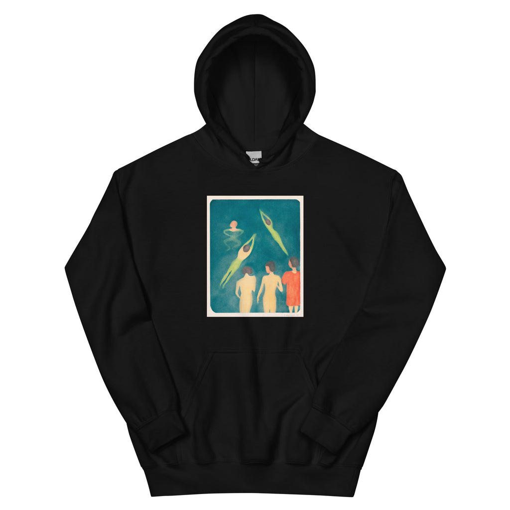 Black Hoodie Boys Bathing Essential