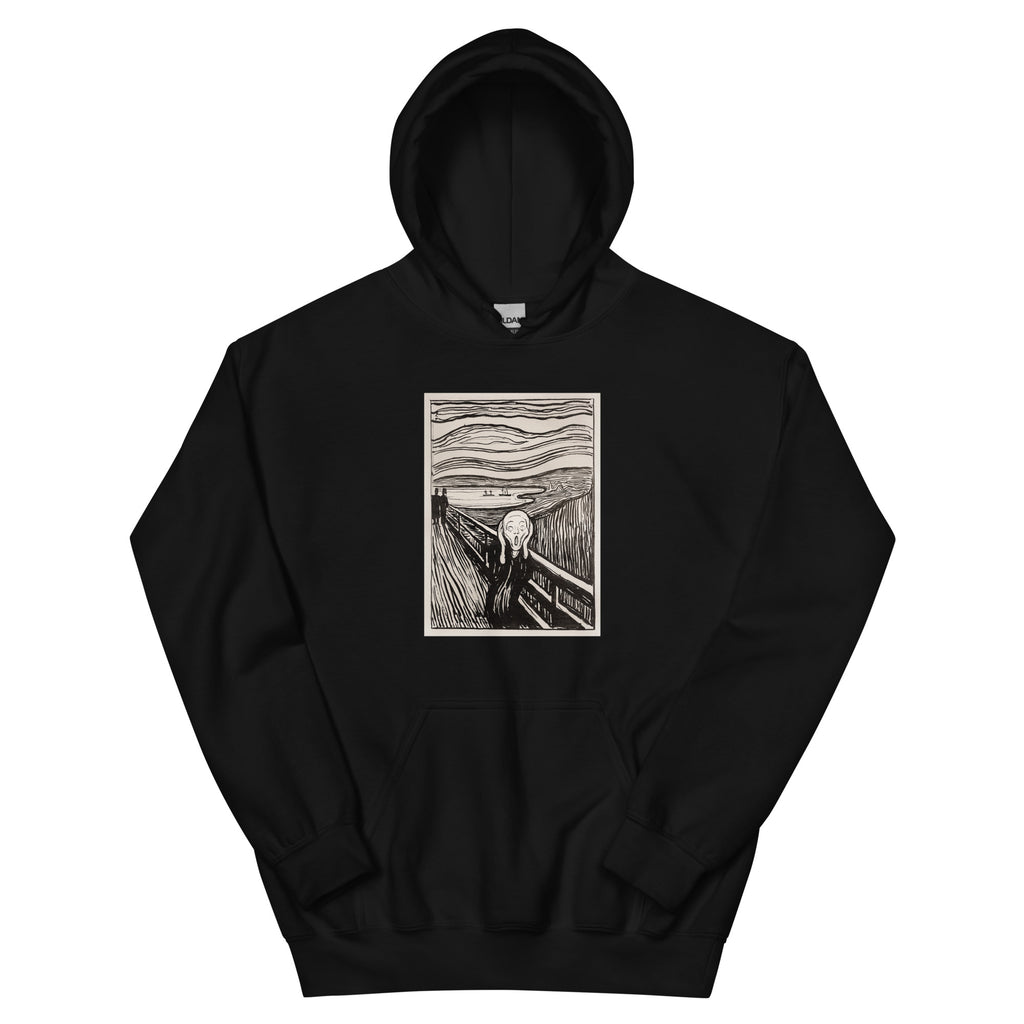 Black Hoodie The Scream Essential