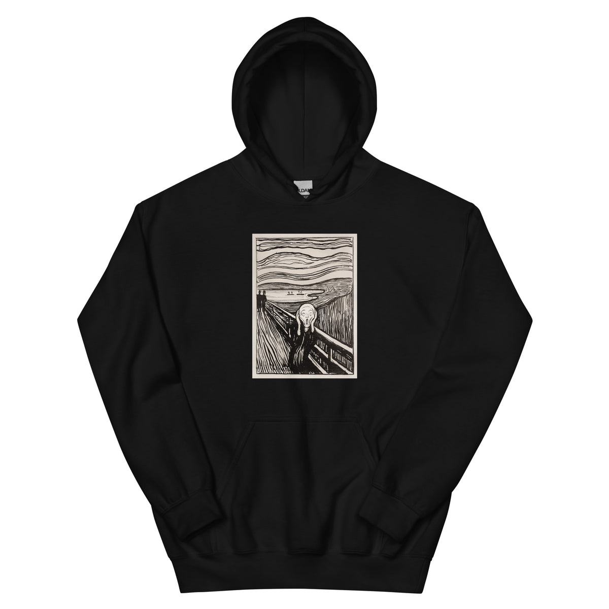 Black Hoodie The Scream Essential
