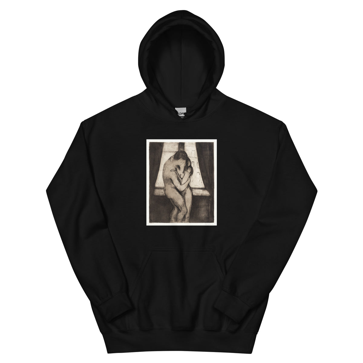 Black Hoodie The Kiss Essential