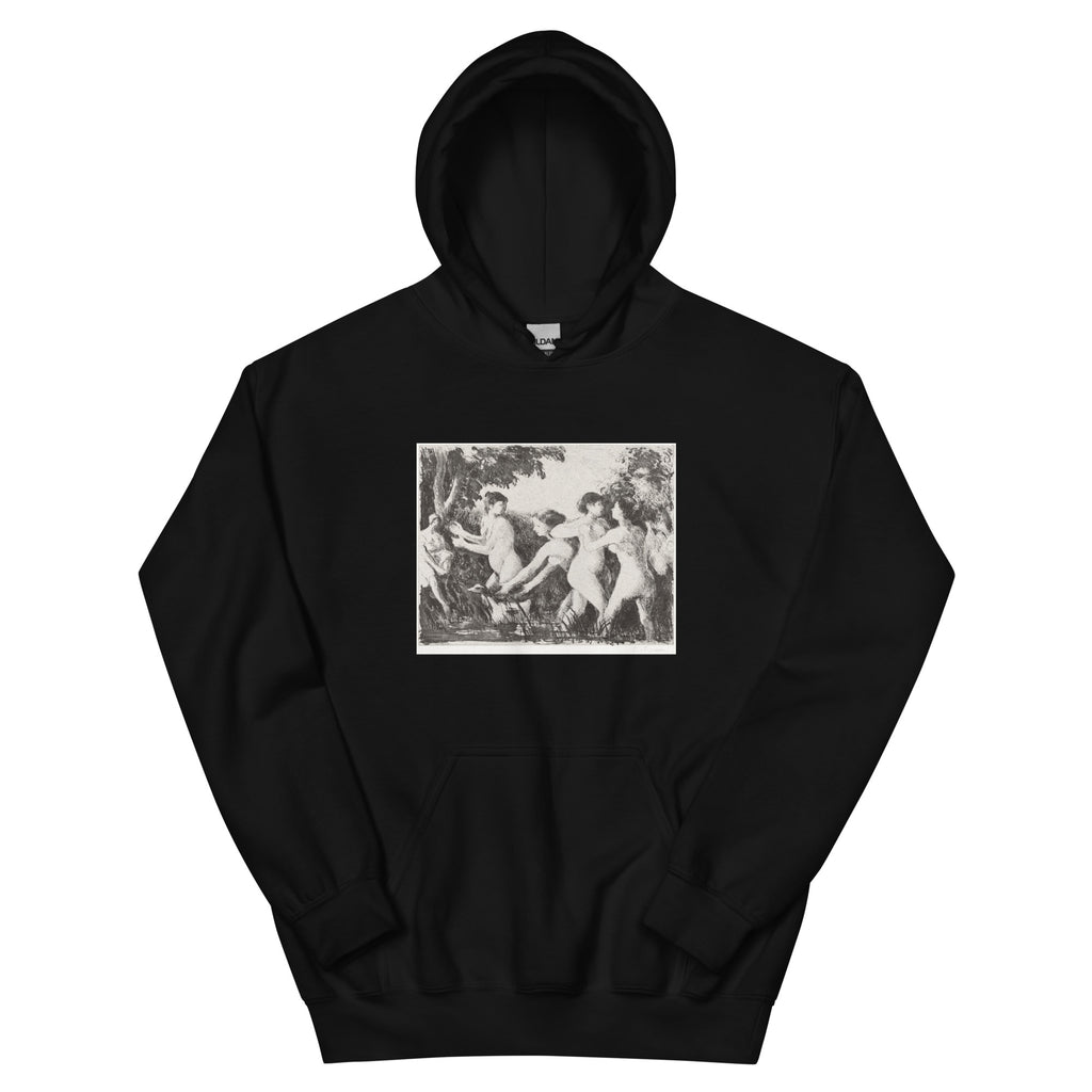 Black Hoodie Bathers Wrestling Essential
