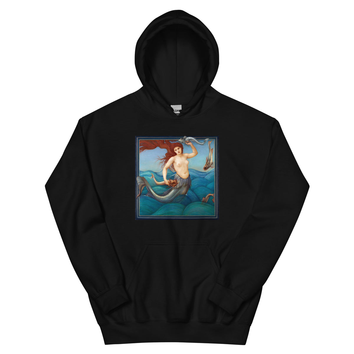 Black Hoodie A Sea-Nymph Essential
