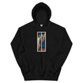 Black Hoodie Cupid Flying Away Essential