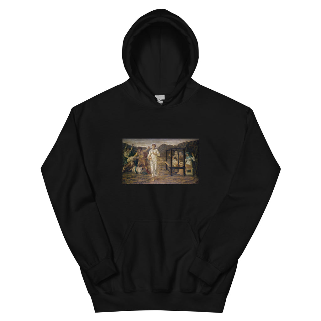 Black Hoodie Cupid And Psyche - Palace Green Murals - Psyche Set - Venus The Task 1881 Essential