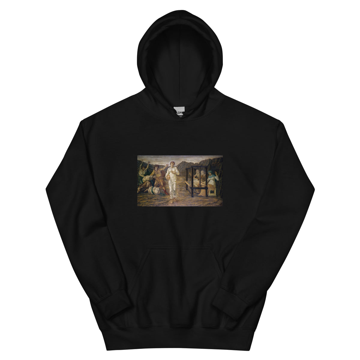 Black Hoodie Cupid And Psyche - Palace Green Murals - Psyche Set - Venus The Task 1881 Essential